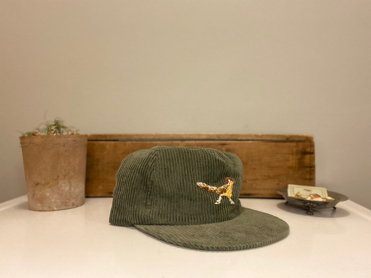 roadrunner hand embroidered hat *custom*
