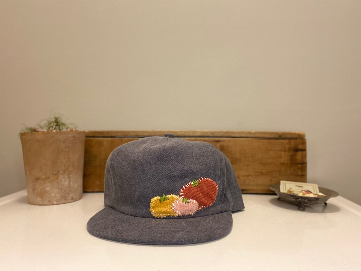 tomato patchwork 5-panel hat *custom*
