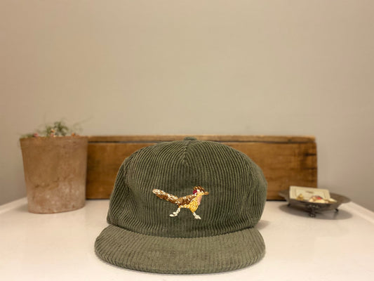 roadrunner hand embroidered hat *custom*